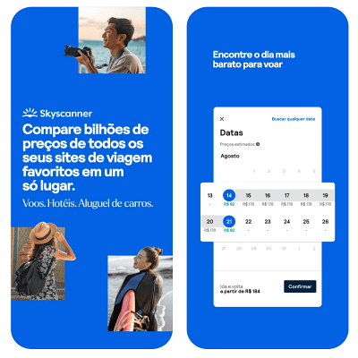 Melhores apps para encontrar promoções de passagens aéreas