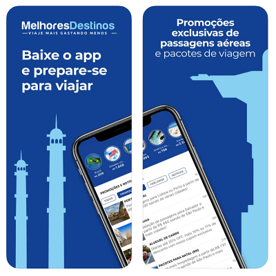 aplicativos promoção passagens avião