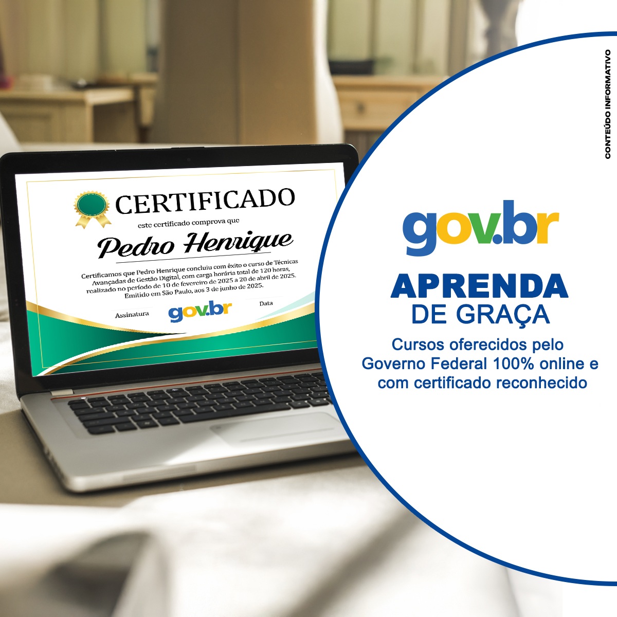 Cursos Gratuitos do Governo: Veja como garantir sua vaga agora mesmo